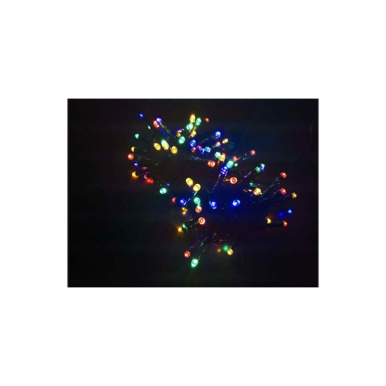 100 Λαμπάκια LED Πολύχρωμα σε Σειρά με Προγράμματα 100 Λαμπάκια LED Πολύχρωμα σε Σειρά με Προγράμματα