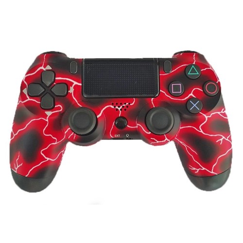 Doubleshock Ασύρματο Gamepad για PS4 Red Camouflage