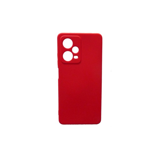 Soft Matt Back Cover Σιλικόνης Κόκκινο (Redmi Note 12)