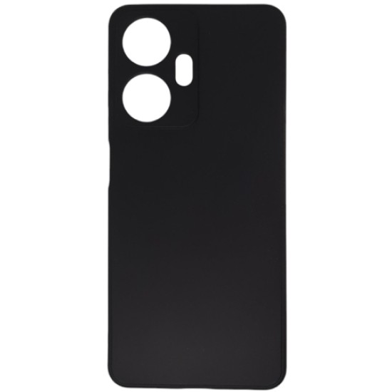 Matte Back Cover Σιλικόνης Μαύρο (Realme C55)