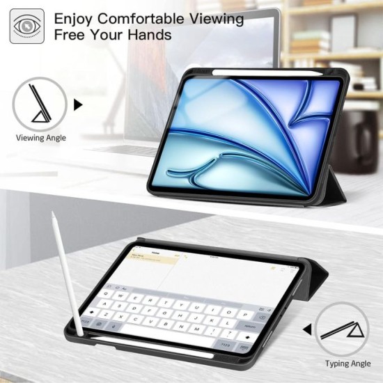 Tech-Protect SC Pen Flip Cover Ανθεκτική Μαύρη (Lenovo Tab M11)