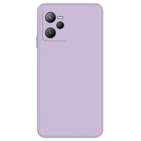 Ενισχυμένη Θήκη Σιλικόνης TPU Ματ για Realme C35 - Μωβ