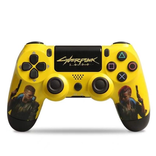 Doubleshock Cyberpunk Ασύρματο Gamepad για PS4 Κίτρινο Doubleshock Cyberpunk Ασύρματο Gamepad για PS4 Κίτρινο