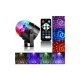 RGB Magic Ball Disco Party Διακοσμητικό Φωτιστικό με Φωτισμό RGB Party Light LED σε Μαύρο Χρώμα