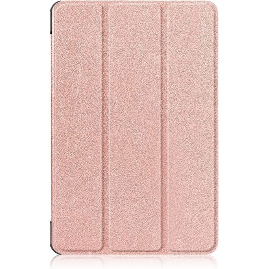 Tri-Fold Flip Cover Δερματίνης Ροζ Χρυσό (Xiaomi Pad 6)