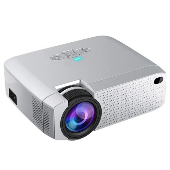  Andowl Q-A16B Mini Projector με Wi-Fi και Ενσωματωμένα Ηχεία Λευκός