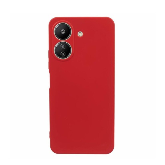 Xiaomi Redmi Back Cover Σιλικόνης Κόκκινο (Xiaomi Redmi 13C, Poco C65)