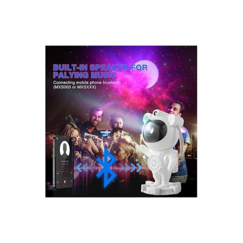 Factory Led Παιδικό Φωτιστικό Projector με Προβολή Αστεριών Λευκό MD091 Factory Led Παιδικό Φωτιστικό Projector με Προβολή Αστεριών Λευκό MD091