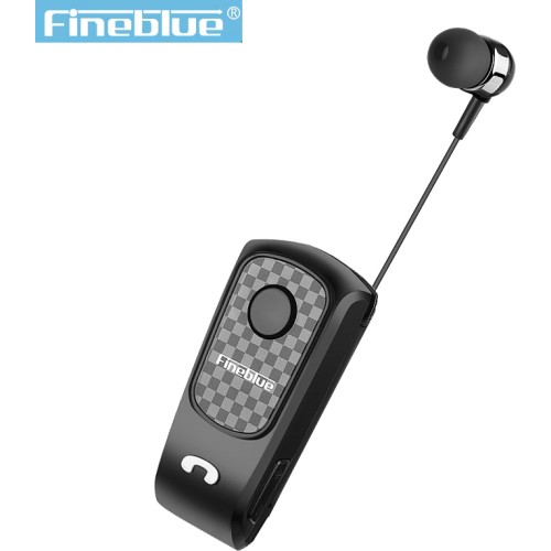 Fineblue F Plus In-ear Bluetooth Handsfree Ακουστικό Πέτου Μαύρο