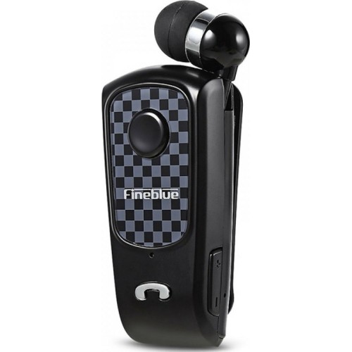 Fineblue F Plus In-ear Bluetooth Handsfree Ακουστικό Πέτου Μαύρο