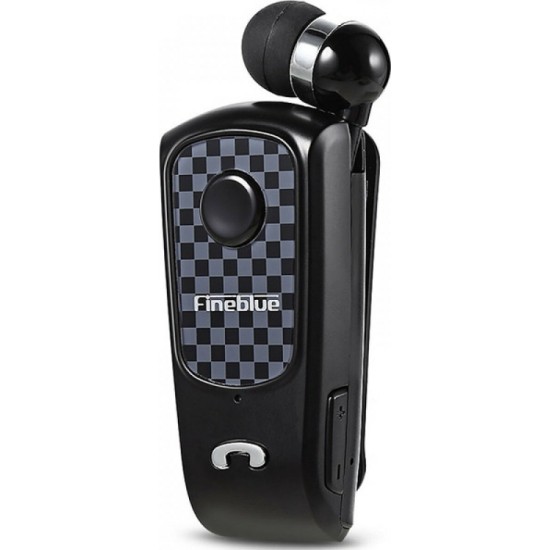 Fineblue F Plus In-ear Bluetooth Handsfree Ακουστικό Πέτου Μαύρο