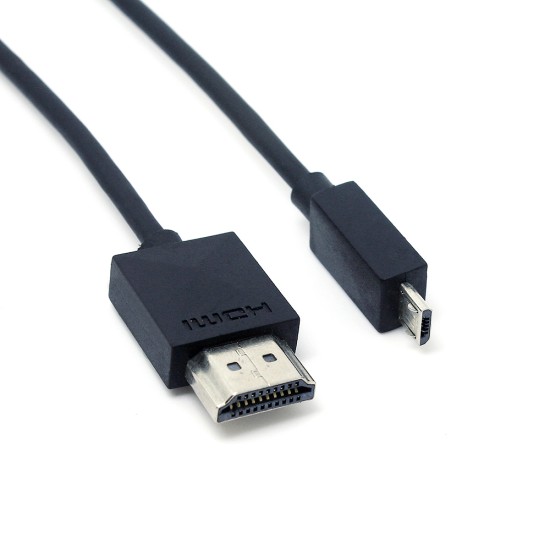Cable HDMI male - micro USB Male 1.5m Μαύρο