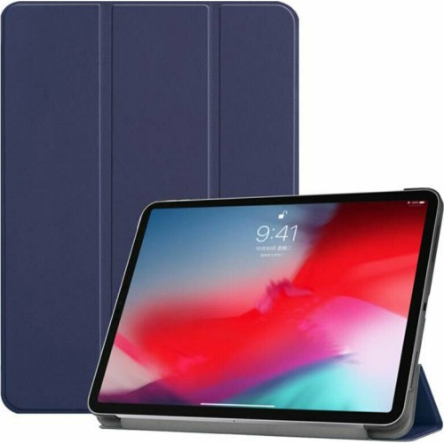 Tri-Fold Flip Cover Δερματίνης Μπλε (Galaxy Tab A11  8.7)