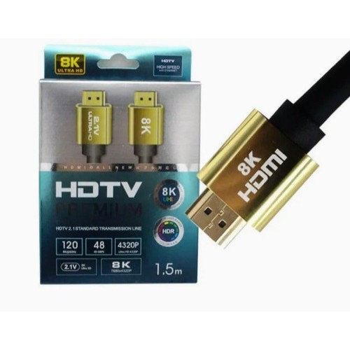 Cable Hdmi 2.1/8k Hdtv Premium 1,5m