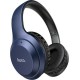 Hoco W30 Fun Move Ασύρματα/Ενσύρματα Over Ear Ακουστικά με 8 ώρες Λειτουργίας Μπλε