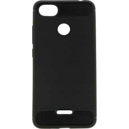 Θήκη TPU Carbon Fiber Brushed Xiaomi Redmi 6/6A Black Θήκη TPU Carbon Fiber Brushed Xiaomi Redmi 6/6A Black