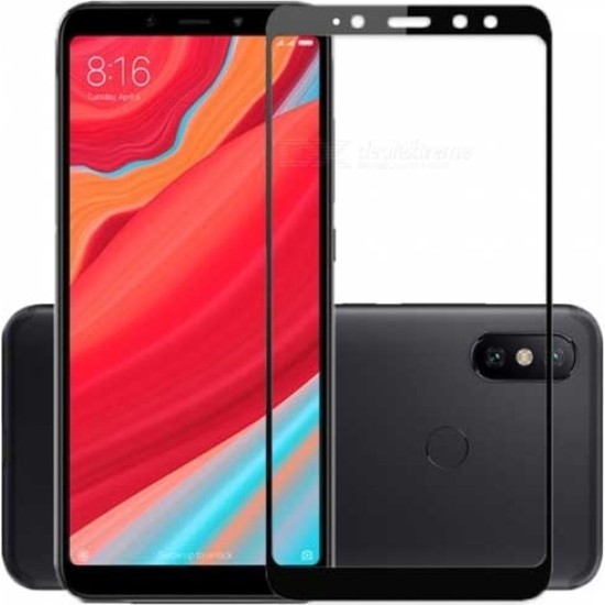 Full Glue Full Face Tempered Glass (Xiaomi Redmi S2 χρώμα: μαύρο)