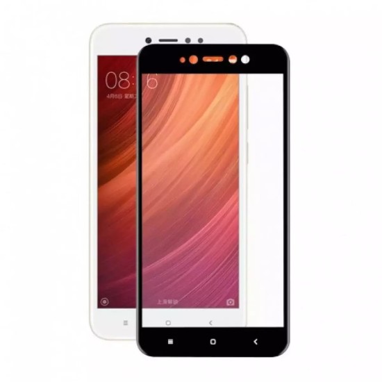 Full Face Tempered Glass Μαύρο (Redmi Note 5a/5a Prime)
