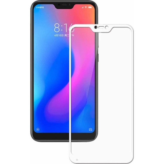 5D Full Glue Full Face Tempered Glass White (Mi A2 Lite) 5D Full Glue Full Face Tempered Glass White (Mi A2 Lite)
