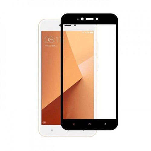 3D Full Cover Tempered Glass για Xiaomi Redmi 5A Μαύρο