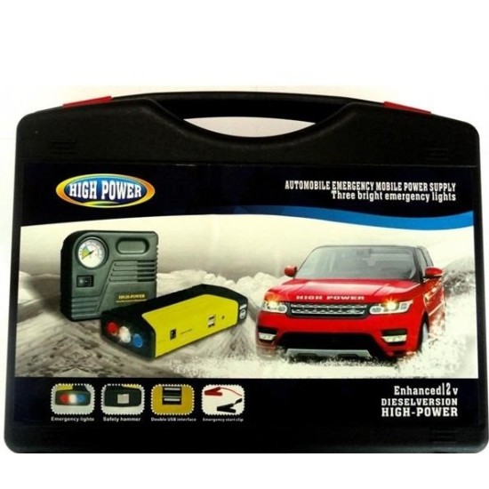 HIGH POWER Jump Start Car 50800mAh Powerbank & Tire Inflate device