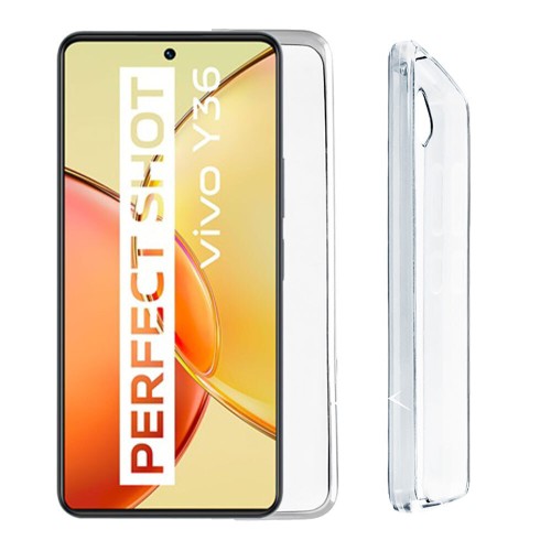 Back Cover Σιλικόνης Διάφανο (Vivo Y36)
