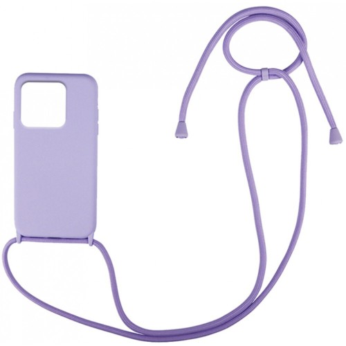 Back Cover Σιλικόνης με Λουράκι Μωβ (Redmi Note 13 Pro 5G / Poco X6)