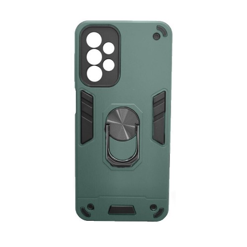 Θήκη Hybrid Shockproof Armor Case Stand Metal Ring για Galaxy A55 5G - Πράσινο Σκούρο Θήκη Hybrid Shockproof Armor Case Stand Metal Ring για Galaxy A55 5G - Πράσινο Σκούρο