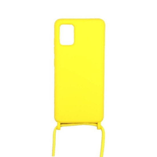 Θήκη Σιλικόνης με Λουράκι Λαιμού για Samsung Galaxy A35 5G Κίτρινο Κίτρινο Θήκη πλάτης Σιλικόνη Θήκη Σιλικόνης με Λουράκι Λαιμού για Samsung Galaxy A35 5G Κίτρινο Κίτρινο Θήκη πλάτης Σιλικόνη