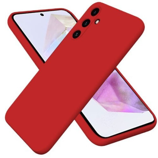 Soft Back Cover Κόκκινο (Galaxy A35)