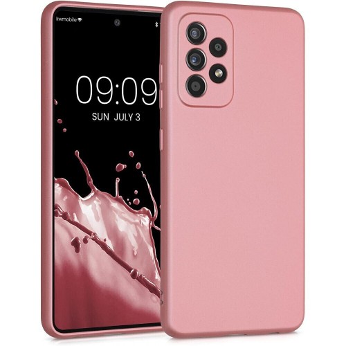 Soft Back Cover Σιλικόνης 2mm Ροζ Χρυσό (Galaxy A35) Soft Back Cover Σιλικόνης 2mm Ροζ Χρυσό (Galaxy A35)
