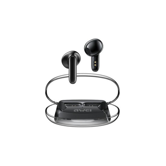 Awei T85 In-ear Bluetooth Handsfree Ακουστικά με Αντοχή στον Ιδρώτα και Θήκη Φόρτισης Μαύρα Awei T85 In-ear Bluetooth Handsfree Ακουστικά με Αντοχή στον Ιδρώτα και Θήκη Φόρτισης Μαύρα