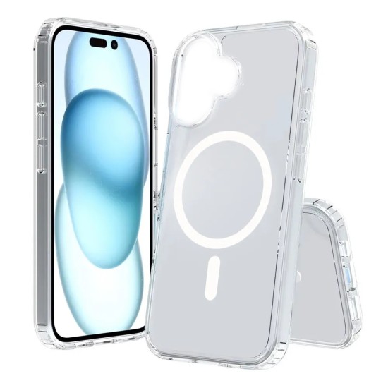 Magnetic Back Cover Σιλικόνης / Πλαστικό Διάφανο (iPhone 17)