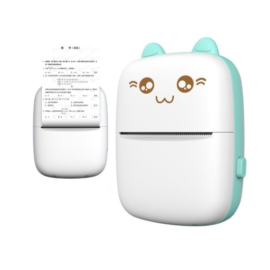 Hurtel Mini Cat HURC9 Zink Εκτυπωτής για Φωτογραφίες με Bluetooth μπλε