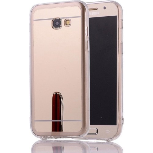 OEM Mirror Back Cover Σιλικόνης Μπεζ (Galaxy A3 2017)
