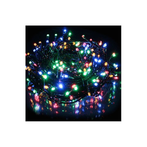 240 Λαμπάκια LED 21μ Πολύχρωμα σε Σειρά με Πράσινο Καλώδιο και Προγράμματα 240 Λαμπάκια LED 21μ Πολύχρωμα σε Σειρά με Πράσινο Καλώδιο και Προγράμματα