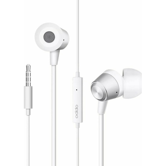 Oppo MH130 In-ear Handsfree με Βύσμα 3.5mm Λευκό