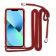 Liquid Back Cover Σιλικόνης με Λουράκι Κόκκινο (Motorola Edge 50 ) Liquid Back Cover Σιλικόνης με Λουράκι Κόκκινο (Motorola Edge 50 )