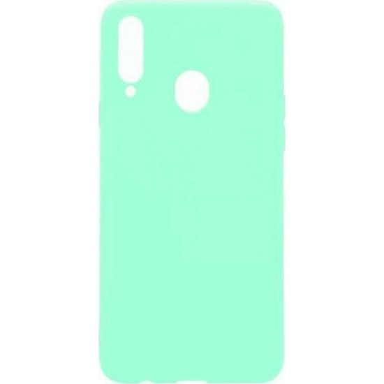 Back Cover Σιλικόνης Φυστικί (Galaxy A20s)