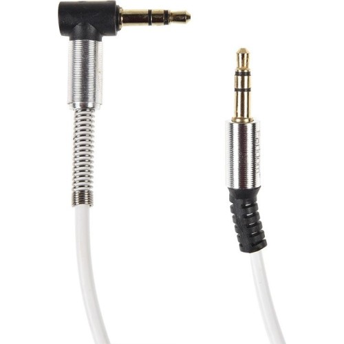 Aux Cable 3.5mm male - 3.5mm male 1m - Λευκό