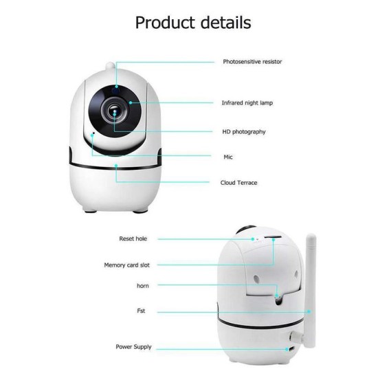 Andowl Q-SX910 IP Κάμερα Παρακολούθησης Wi-Fi Full HD 1080p με Μικρόφωνο