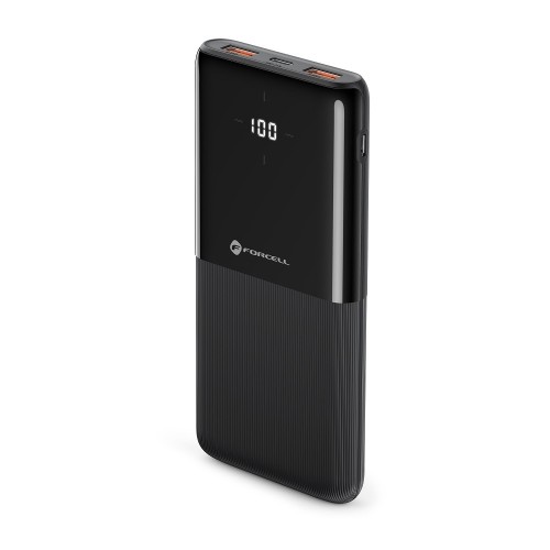 Forcell F Energy P10k1 Power Bank 10000mAh 20W Power Delivery Μαύρο