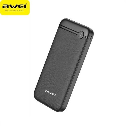 Awei P82K Power Bank 10000mAh Μαύρο