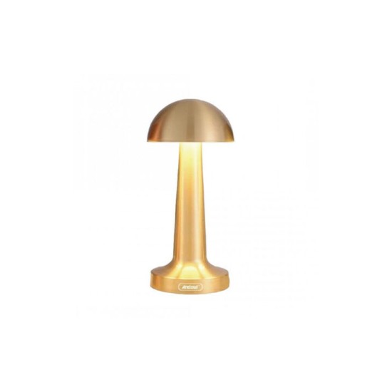 Andowl Q-TL142 Επιτραπέζιο Διακοσμητικό Φωτιστικό LED Μπαταρίας σε Χρυσό Χρώμα 37826840