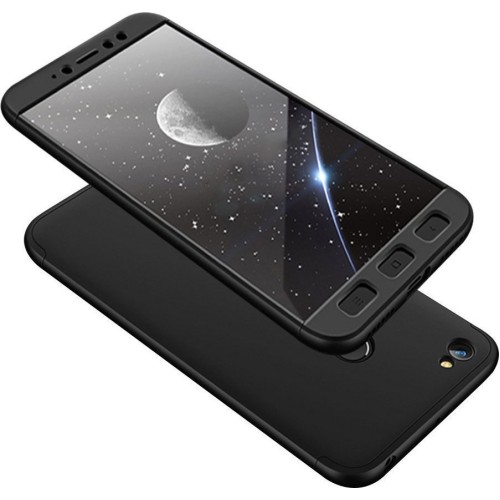 OEM 360 FULL BODY + TEMPERED GLASS ΜΑΥΡΟ  (Xiaomi Redmi Note 5a Prime)