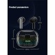 Awei T52 Pro In-ear Bluetooth Handsfree Ακουστικά με Αντοχή στον Ιδρώτα και Θήκη Φόρτισης Μαύρα