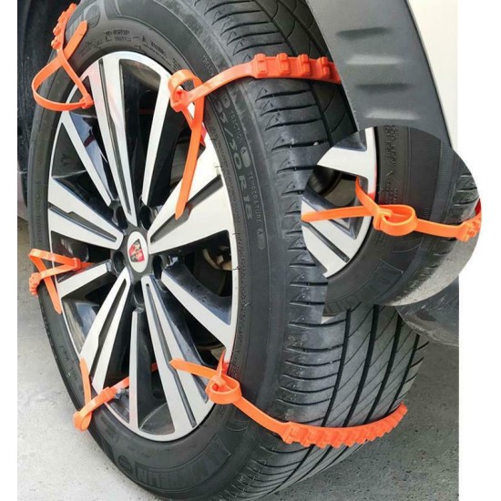 Autoline Tire-Ups Αντιολισθητικές Δέστρες για Επιβατικό Αυτοκίνητο 10τμχ Κωδικός: 14433