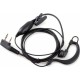 Baofeng Double Pin Ακουστικό Ασύρματου Πομποδέκτη UHF/VHF Συμβατό με UV-5R/UV 82/GT-3/UV-B5/UV B6/UV-5RE/BF-888s