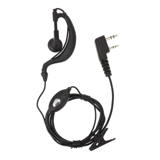 Baofeng Double Pin Ακουστικό Ασύρματου Πομποδέκτη UHF/VHF Συμβατό με UV-5R/UV 82/GT-3/UV-B5/UV B6/UV-5RE/BF-888s