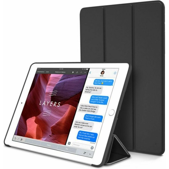 Oem Trifold Θήκη Βιβλίο με Σιλικόνη Flip Cover Για Apple Ipad Air 2 Μαύρο Oem Trifold Θήκη Βιβλίο με Σιλικόνη Flip Cover Για Apple Ipad Air 2 Μαύρο